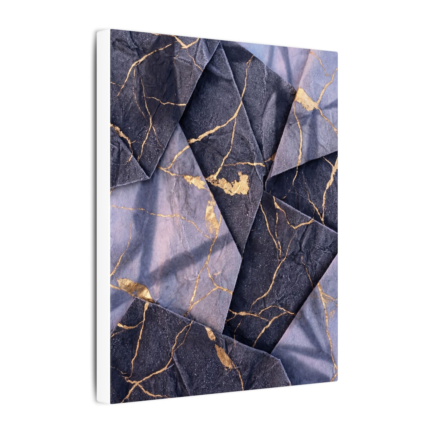 Seijaku Paper Fold Canvas Art - Kintsugi Gold Vein
