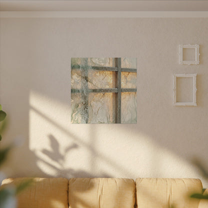 Winter Shoji Screen Watercolor Canvas Art | Elegant Decor