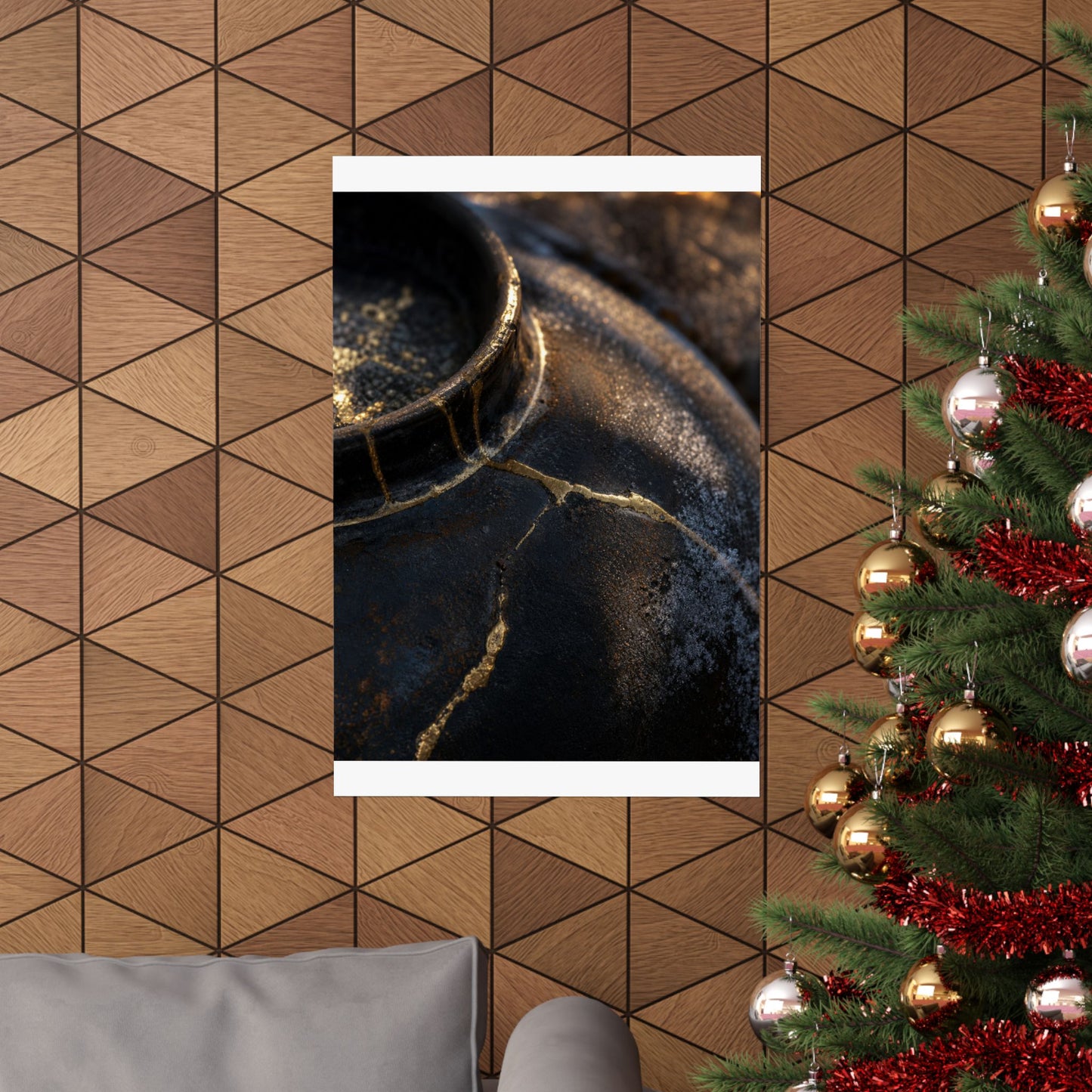 Winter Rust Patina Broken Beauty Wall Art Print | Artful Decor