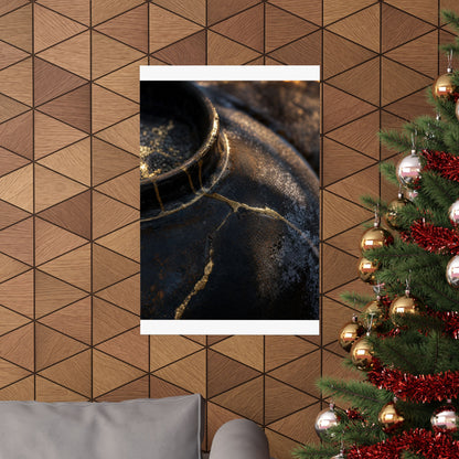 Winter Rust Patina Broken Beauty Wall Art Print | Artful Decor