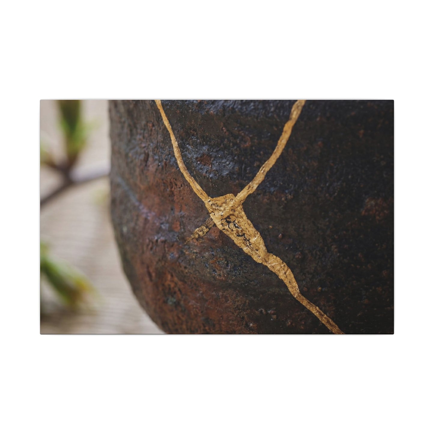 Dawn Tea Ceremony Canvas Art - Kintsugi Mono No Aware