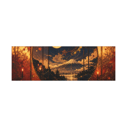 Beautiful Shoji Screen Canvas Art - Gold Vein Kintsugi
