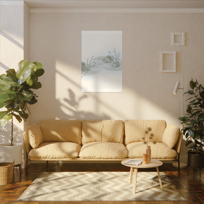 Moonlight Rock Garden Canvas Art - Japandi Ma