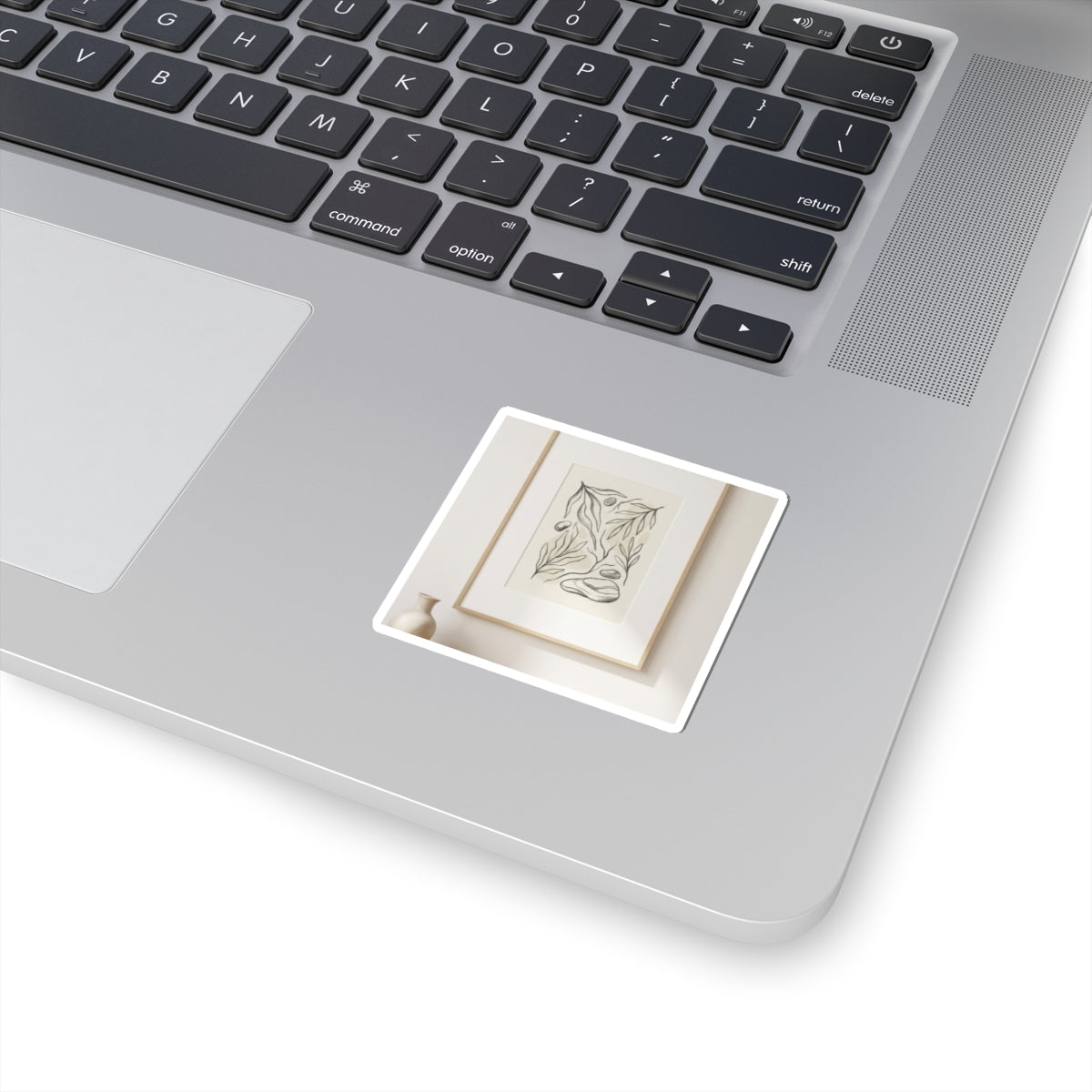 Japandi Charcoal Sticker