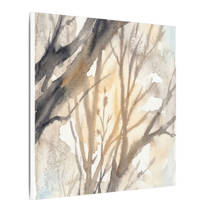 Ma Shadow Play Canvas Art - Japandi Watercolor