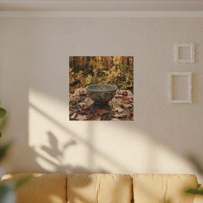 Spring Rock Garden Moody Minimal Canvas Art | Luxurious Decor