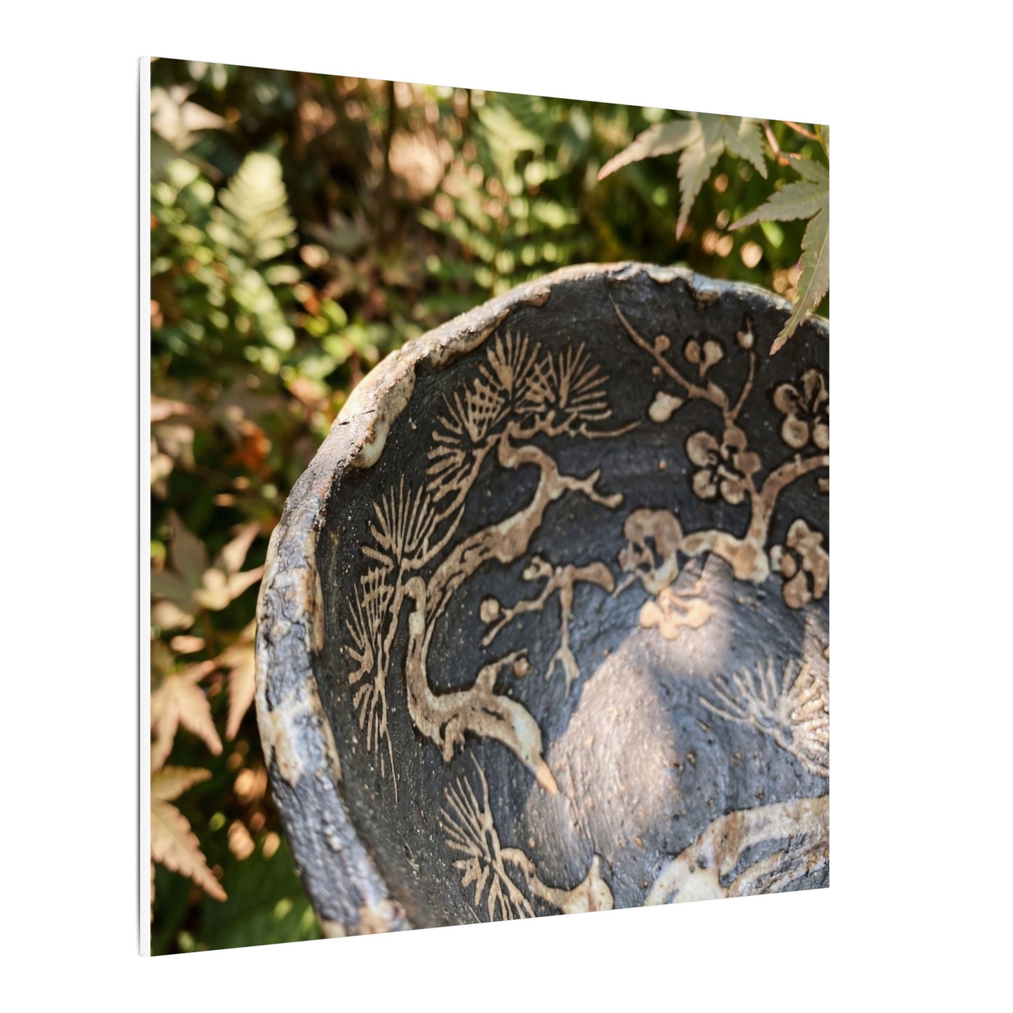 Ceramic Bowl Canvas Art | Summer Japandi Japanese Pattern Art