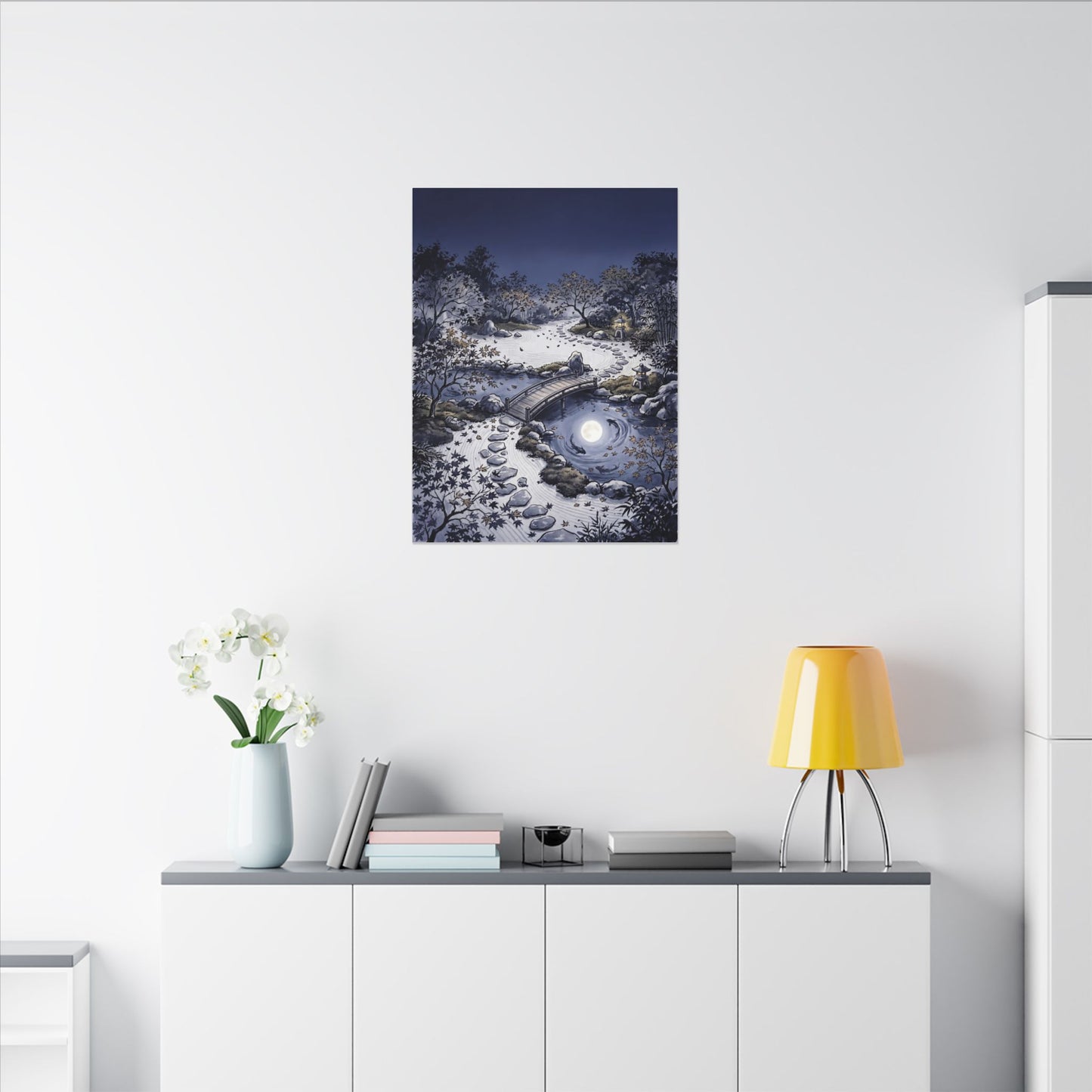 Torii Gate Enso Canvas Art | Contemplative Zen Art