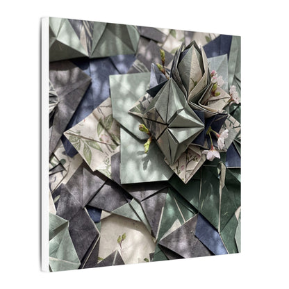 Shibui Paper Fold Canvas Art - Japandi Japanese Pattern