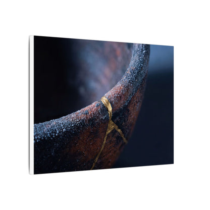 Artful Ceramic Bowl Canvas Art - Broken Beauty Kintsugi