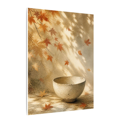 Japandi Ceramic Bowl in Dappled | Watercolor Canvas Art
