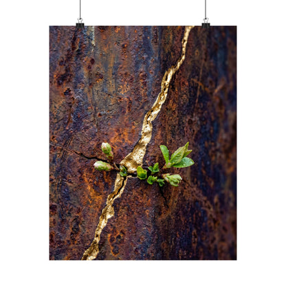 Overcast Rust Patina Wall Art Print - Kintsugi Datsuzoku