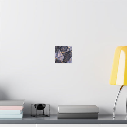 Seijaku Paper Fold Canvas Art - Kintsugi Gold Vein