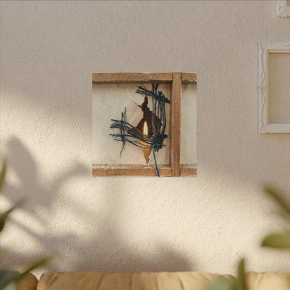 Winter Shoji Screen Broken Beauty Canvas Art | Resilient Decor