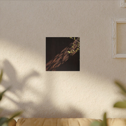 Rust Patina Moody Minimal Canvas Art | Sophisticated Dark Japandi Art