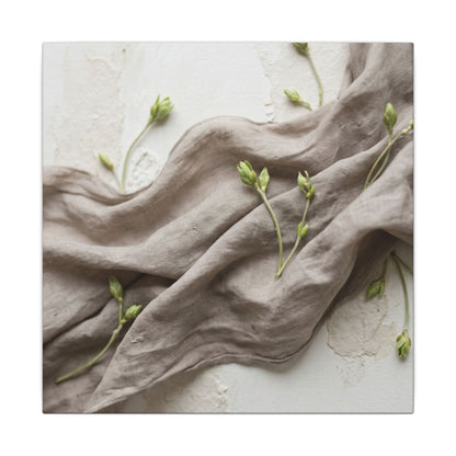 Overcast Silk Drape Canvas Art - Japandi Ma