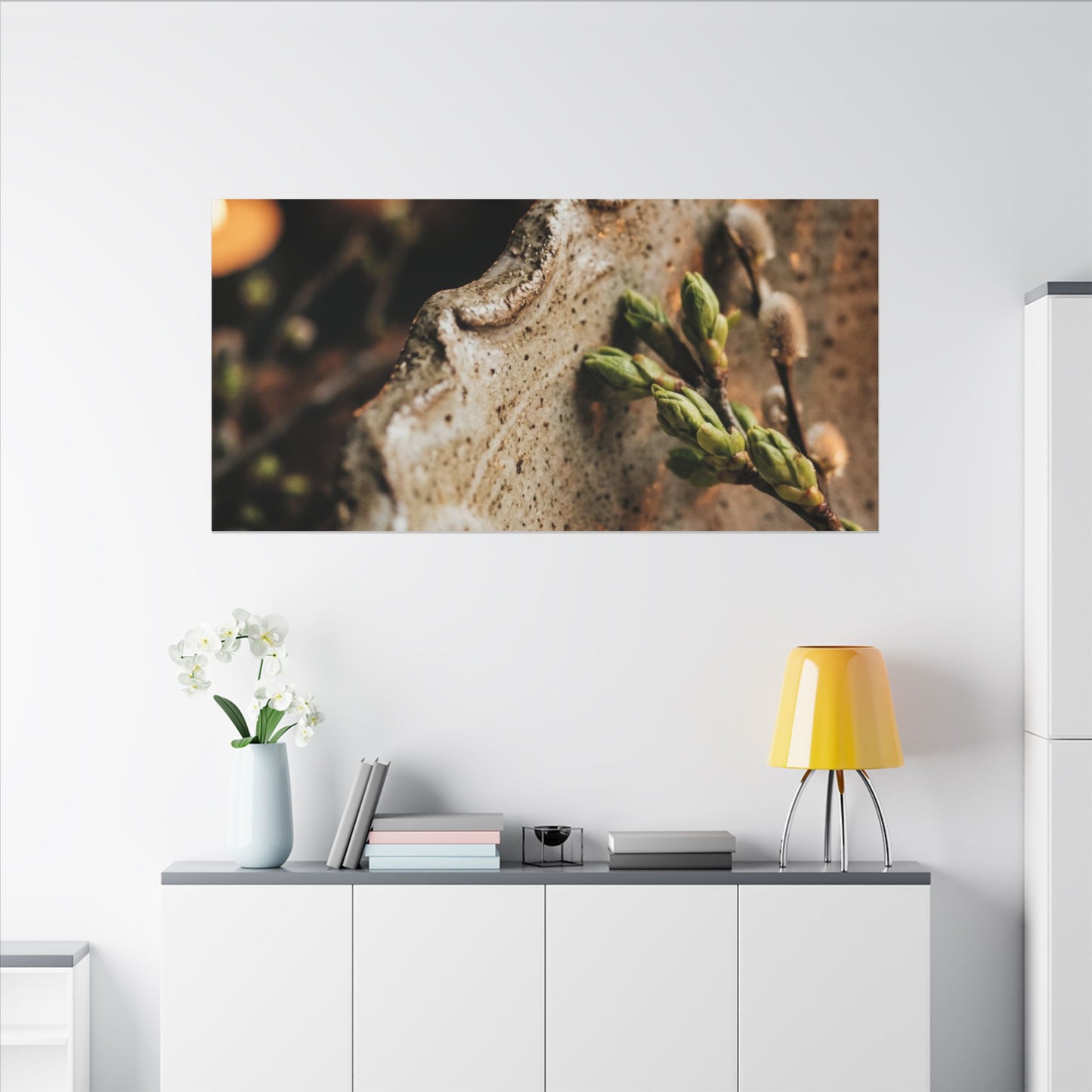 Overcast Ceramic Bowl Canvas Art - Japandi Ma