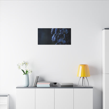 Winter Wisteria Shadow Zen Canvas Art | Atmospheric Decor