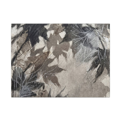 Shadow Play Texture Canvas Art | Cozy Japandi Art