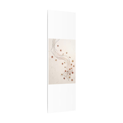 Japandi Silk Drape in Dawn | Minimal Line Canvas Art
