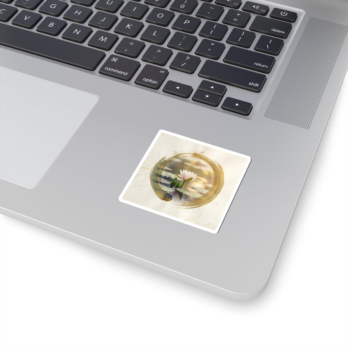 Golden Hour Lotus Flower Sticker - Zen Ma