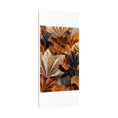 Paper Fold Texture Canvas Art | Elegant Japandi Art