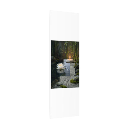 Candlelight Lotus Flower Canvas Art - Zen Kanso
