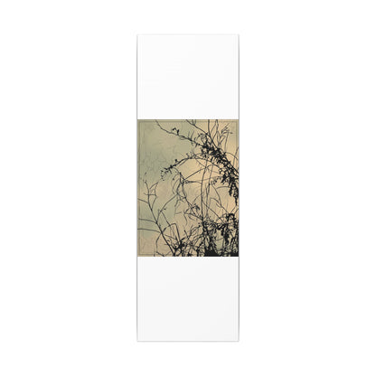 Golden Hour Shadow Play Canvas Art - Japandi Mono No Aware