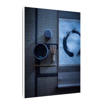 Tea Ceremony Enso Canvas Art | Calm Zen Art