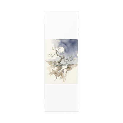 Moonlight Pine Tree Canvas Art - Japandi Ma