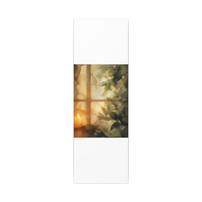 Cozy Shoji Screen Canvas Art - Watercolor Japandi