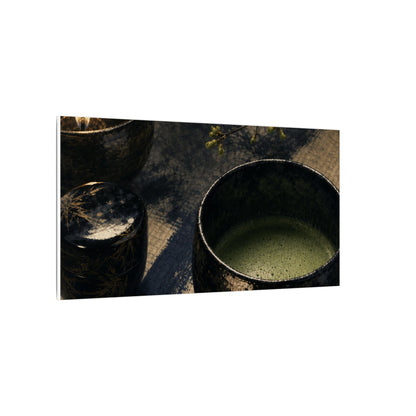 Ma Tea Ceremony Canvas Art - Zen Sumi E