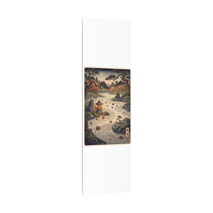 Rock Garden Autumn Canvas Art | Zen Serene Design