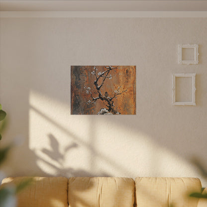 Datsuzoku Rust Patina Canvas Art - Zen Sumi E
