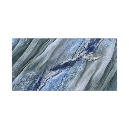 Moonlight Silk Drape Canvas Art - Japandi Mono No Aware
