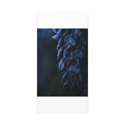 Winter Wisteria Shadow Zen Canvas Art | Atmospheric Decor