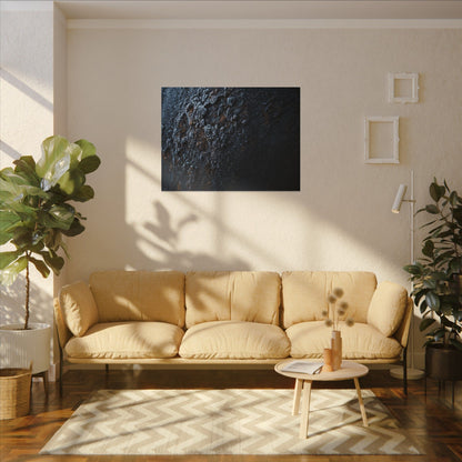 Rust Patina Canvas Art | Winter Dark Japandi Shadow Zen Art