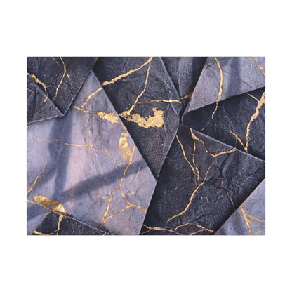 Seijaku Paper Fold Canvas Art - Kintsugi Gold Vein