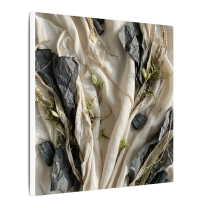 Spring Silk Drape Texture Canvas Art | Warm Decor