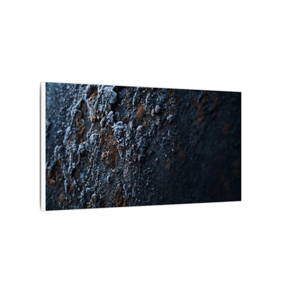 Rust Patina Canvas Art | Winter Dark Japandi Shadow Zen Art