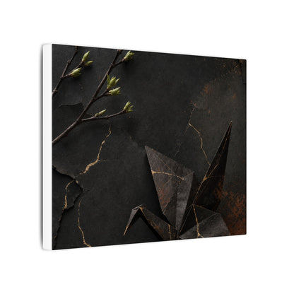 Paper Fold Canvas Art | Spring Kintsugi Broken Beauty Art