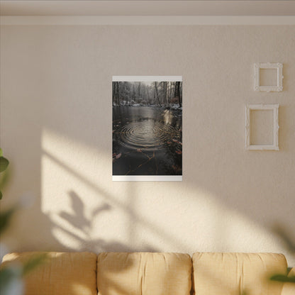 Water Ripple Broken Beauty Canvas Art | Artful Kintsugi Art