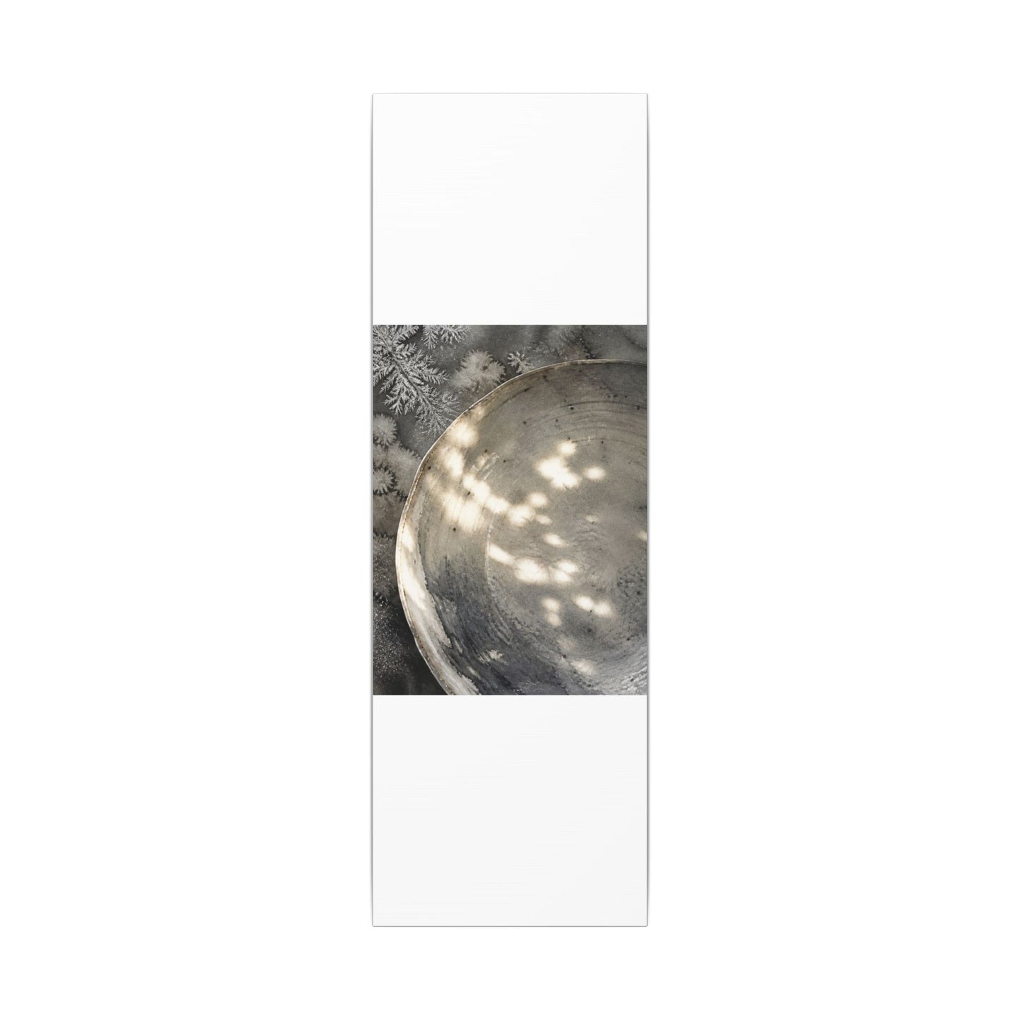 Ceramic Bowl Watercolor Canvas Art | Warm Japandi Art