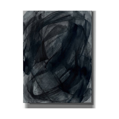 Deep Tones Dark Japandi Charcoal Wall Art Print