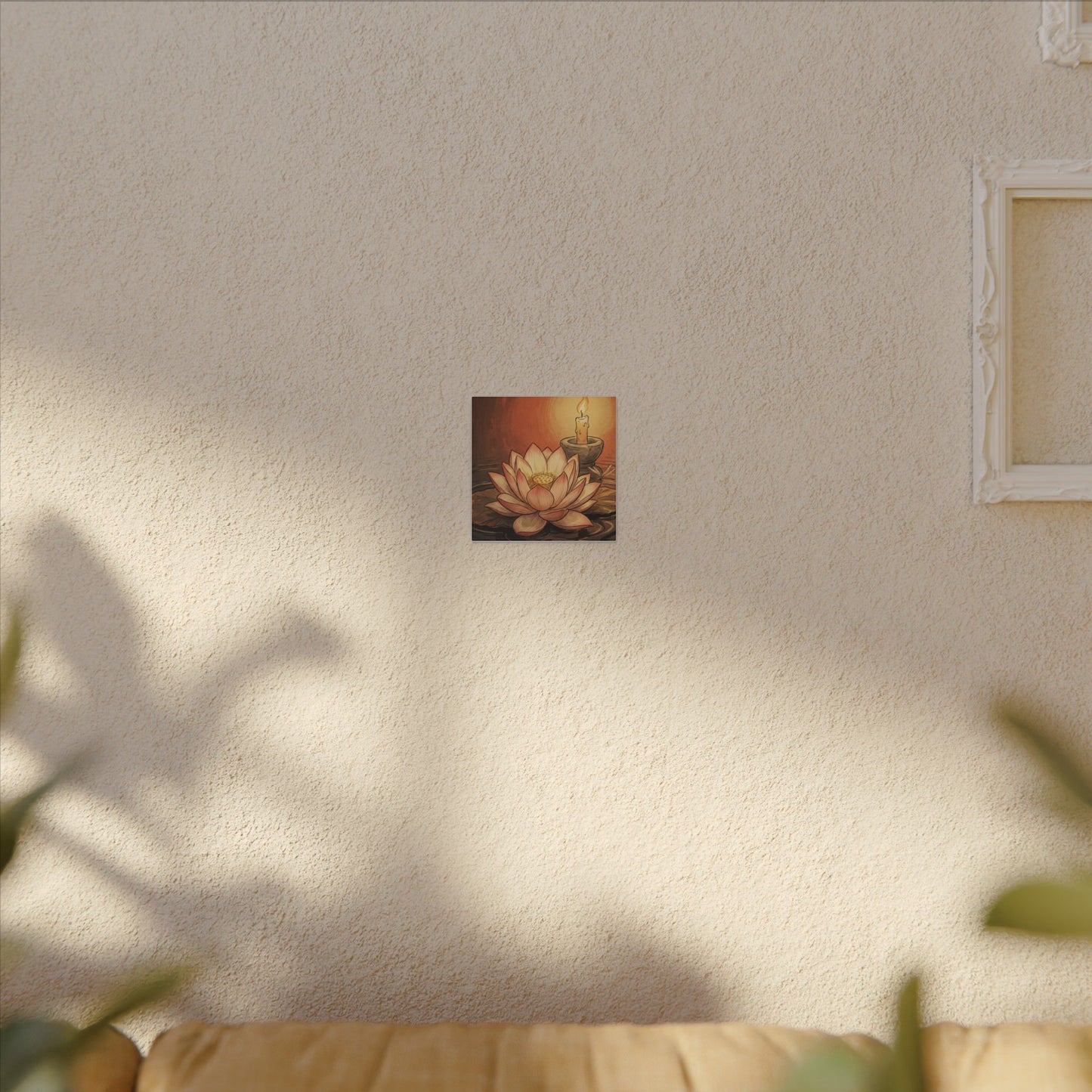 Fukinsei Dried Flowers Canvas Art - Japandi Texture