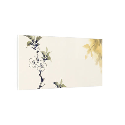 Kanso Cherry Blossom Canvas Art - Zen Sumi E
