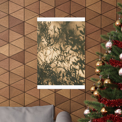 Shibui Shadow Play Wall Art Print - Japandi Minimal Line