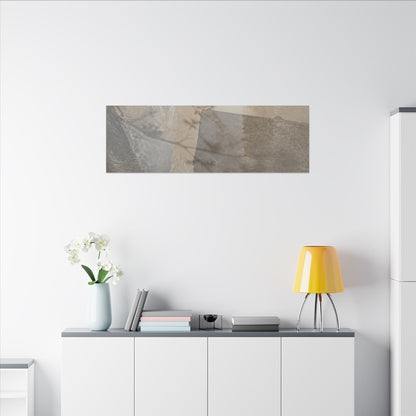 Neutral Shadow Play Canvas Art - Texture Japandi