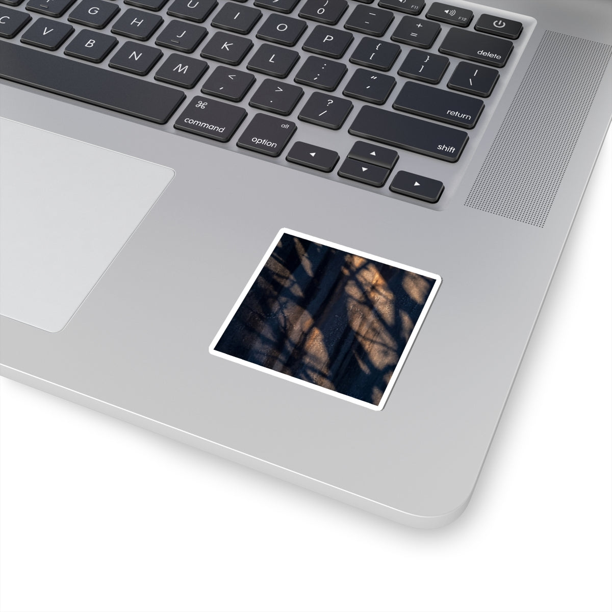 Shadow Play Shadow Zen Sticker | Atmospheric Dark Japandi Art