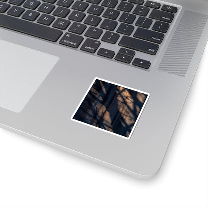 Shadow Play Shadow Zen Sticker | Atmospheric Dark Japandi Art